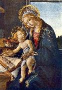 BOTTICELLI, Sandro Madonna with the Child (Madonna with the Book)  vg Spain oil painting artist